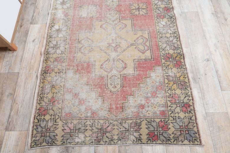 Vintage Red Area Rug