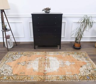 Vintage Orange Runner Rug - Thumbnail