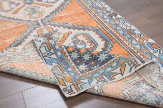 4x8 Wool Vintage Turkish Rug - Thumbnail