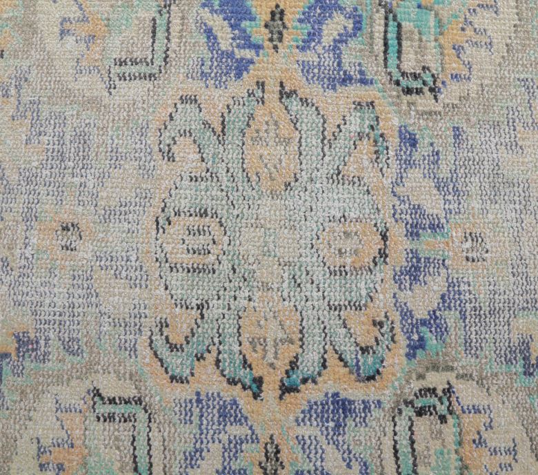 4x9 Vintage Handmade Anatolian Orange Rug