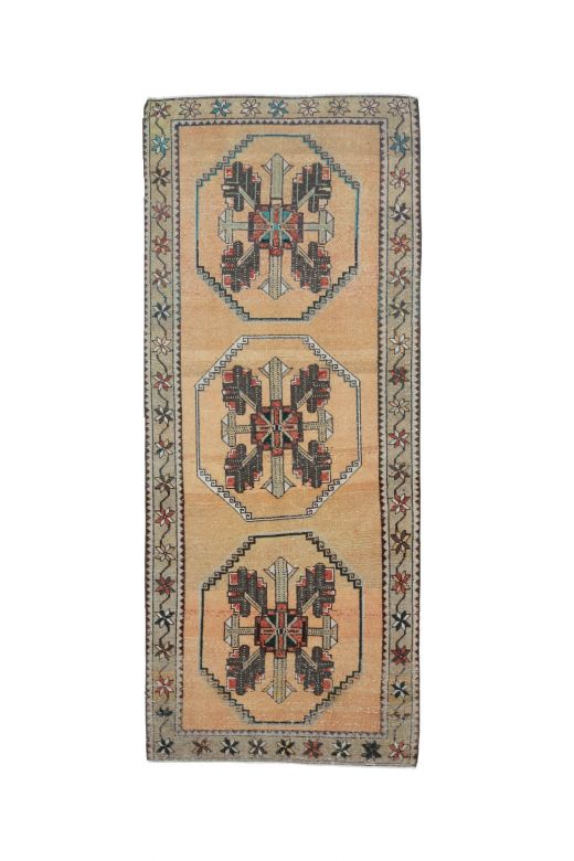 Oushak Vintage Runner Rug