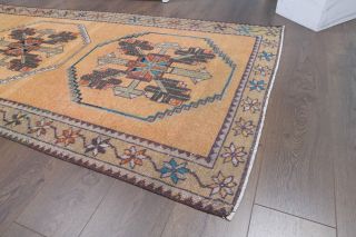 Oushak Vintage Runner Rug - Thumbnail