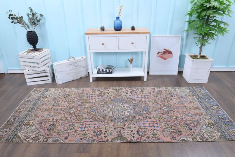 Vintage Wide Runner Rug 