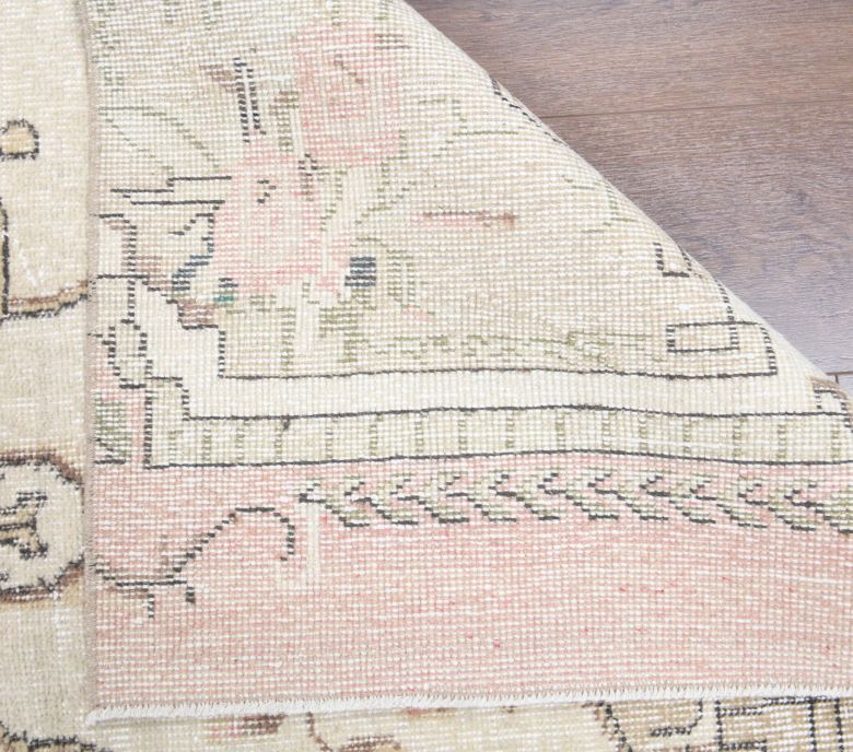 4x9 Wool Vintage Runner Rug