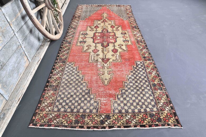 Genuine Wide Vintage Oushak Runner