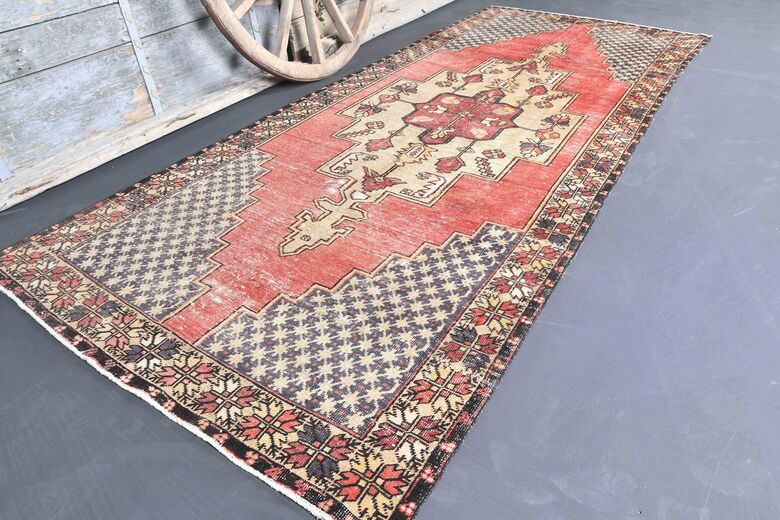 Genuine Wide Vintage Oushak Runner