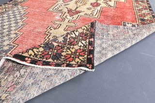 Anatolian Genuine Wide Vintage Oushak Runner - Thumbnail
