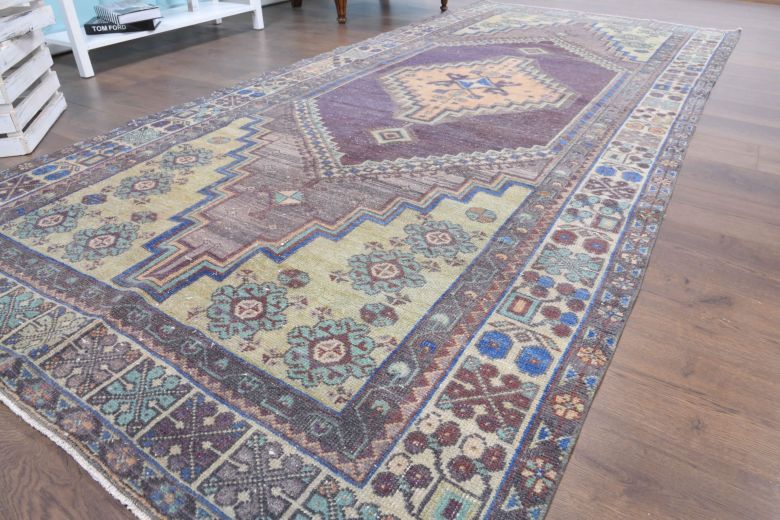 5x11 Wool Vintage Area Rug