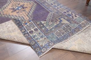 5x11 Wool Vintage Area Rug - Thumbnail