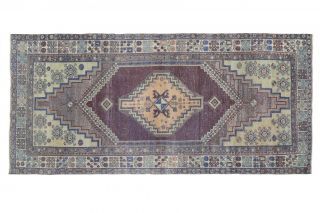 5x11 Wool Vintage Area Rug - Thumbnail