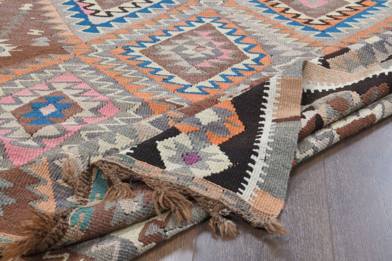 5x11 Wool Vintage Wide Runner Rug