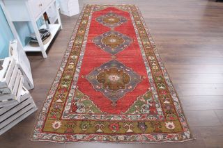 Vintage Wide Runner Rug - Thumbnail