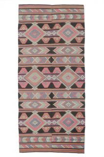 5x12 Vintage Oversized Kilim Wide Runner Rug - Thumbnail