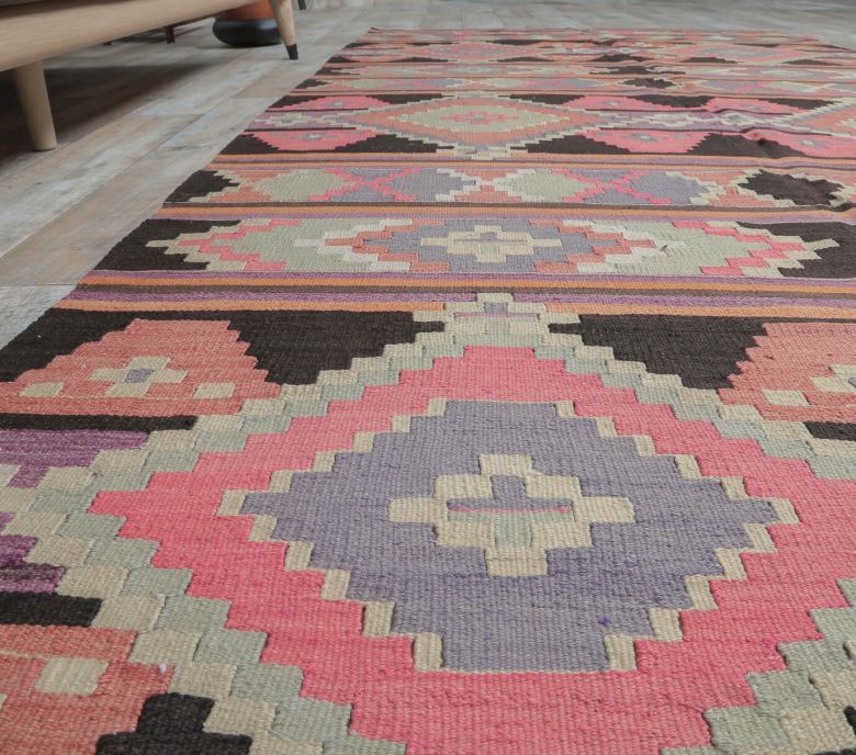 5x12 Vintage Oversized Kilim Wide Runner Rug