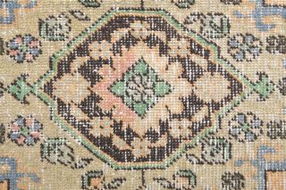 5x13 Handmade Vintage Wide Runner Rug - Thumbnail