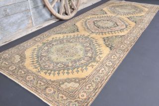 5x13 Handmade Vintage Wide Runner Rug - Thumbnail