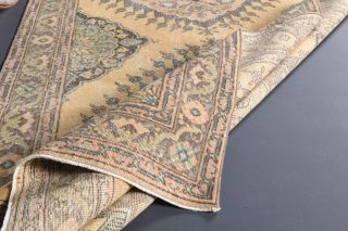 5x13 Handmade Vintage Wide Runner Rug - Thumbnail