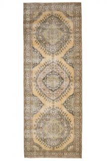 5x13 Handmade Vintage Wide Runner Rug - Thumbnail