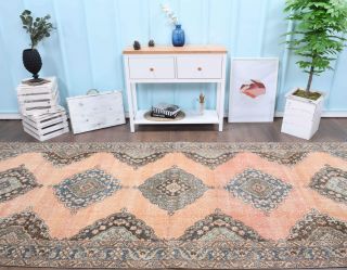 Vintage Wide Runner Rug - Thumbnail