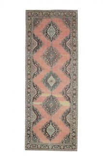 Vintage Wide Runner Rug - Thumbnail