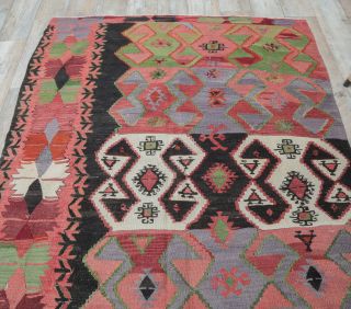 5x13 Vintage Kilim Rug Runner - Thumbnail