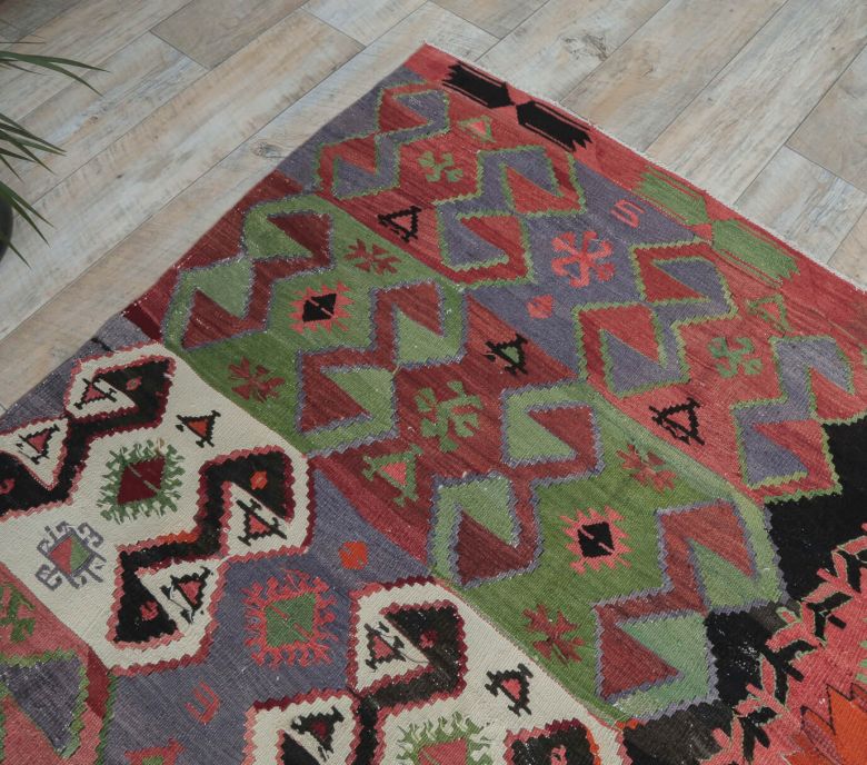 5x13 Vintage Kilim Rug Runner