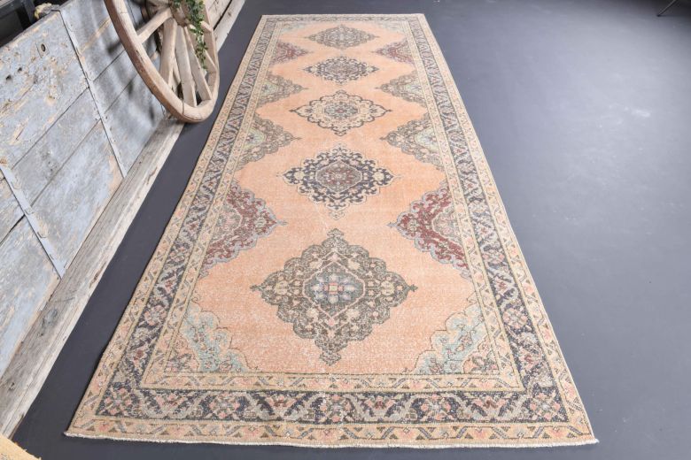 5x13 Wool Vintage Runner Rug