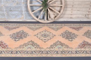 5x13 Wool Vintage Runner Rug - Thumbnail