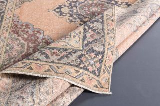 5x13 Wool Vintage Runner Rug - Thumbnail