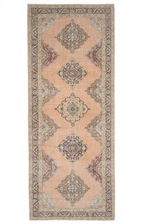 5x13 Wool Vintage Runner Rug - Thumbnail