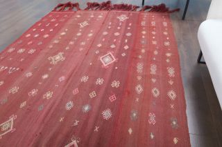 5x14 Red Vintage Wide Runner Rug - Thumbnail