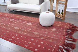 5x14 Red Vintage Wide Runner Rug - Thumbnail