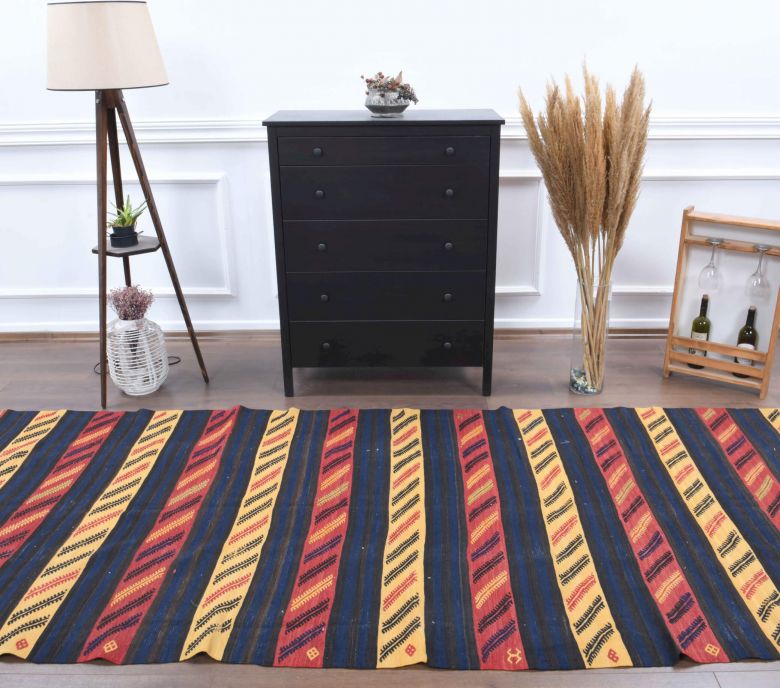 5x15 Wool Vintage Runner Rug