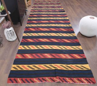 5x15 Wool Vintage Runner Rug - Thumbnail