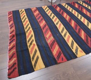 5x15 Wool Vintage Runner Rug - Thumbnail