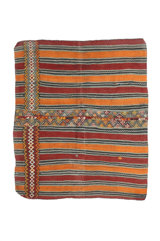 5x6 Vintage Kilim Area Rug