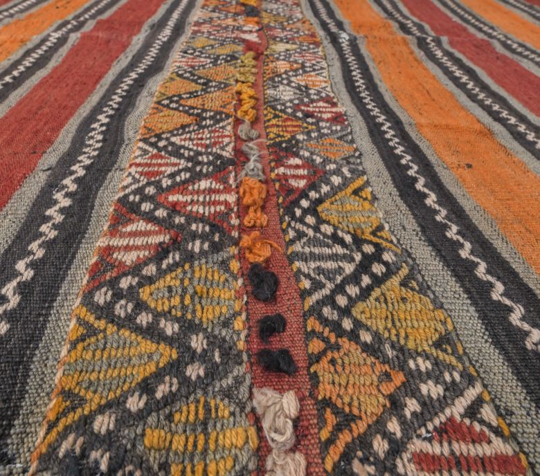 5x6 Vintage Kilim Area Rug