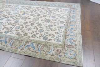 5x7 Handmade Vintage Area Rug - Thumbnail