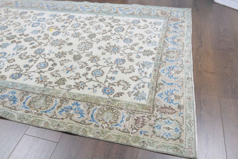 5x7 Handmade Vintage Area Rug