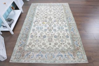 5x7 Handmade Vintage Area Rug - Thumbnail