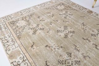 5x8 Handmade Vintage Area Rug - Thumbnail