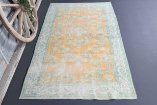 5x8 Handmade Vintage Area Rug - Thumbnail