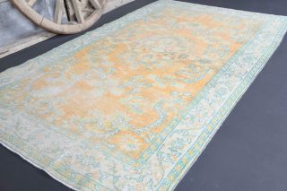 5x8 Handmade Vintage Area Rug - Thumbnail