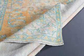 5x8 Handmade Vintage Area Rug - Thumbnail