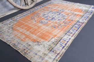 5x8 Handmade Vintage Area Rug - Thumbnail