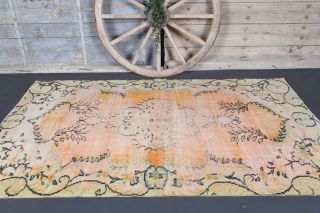 5x8 Handmade Vintage Area Rug - Thumbnail