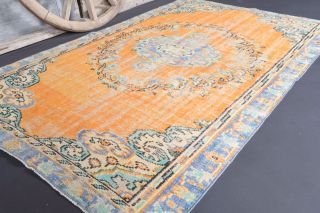 5x8 Handmade Vintage Area Rug - Thumbnail