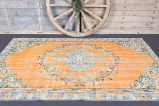 5x8 Handmade Vintage Area Rug - Thumbnail