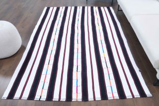 5x8 Handmade Vintage Area Rug - Thumbnail