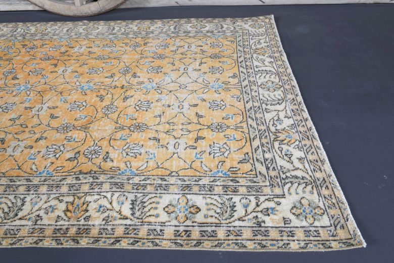 5x8 Handmade Vintage Area Rug